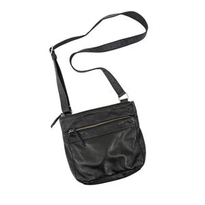 Margot New York Leather Crossbody Bag Black Small